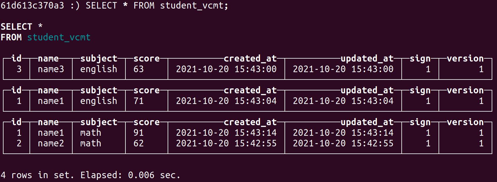 VersionedCollapsingMergeTree